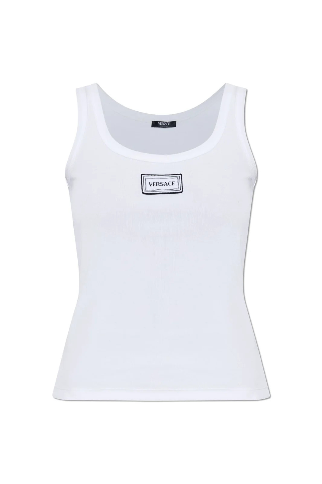 Versace Ribbed Sleeveless Top | Cettire Global