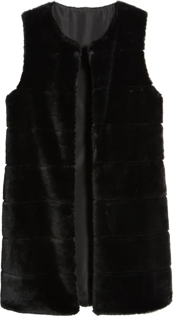 La Fiorentina Quilted Faux Fur Vest | Nordstrom | Nordstrom