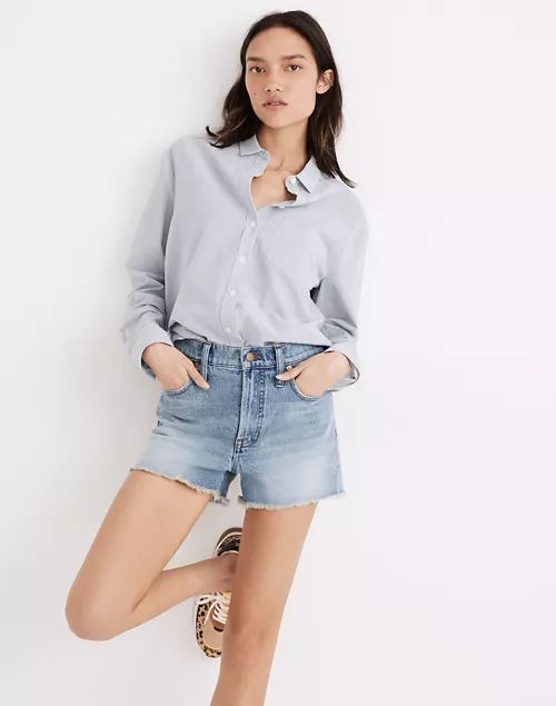 The Perfect Jean Short in Balsam Wash: TENCEL™ Denim Edition | Madewell