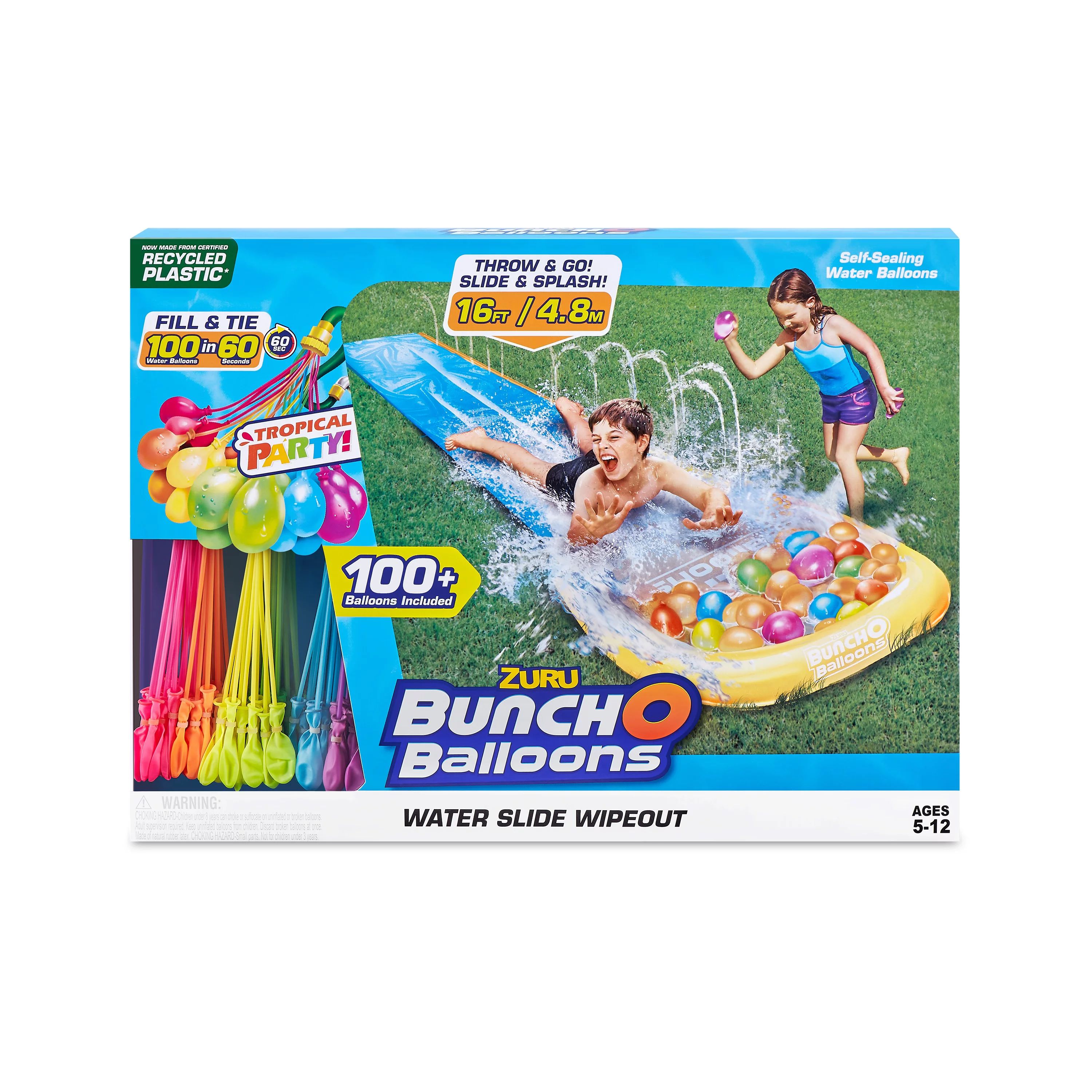 Bunch O Balloons Bob Water Slide with 3 Tropical Bob | Walmart (US)