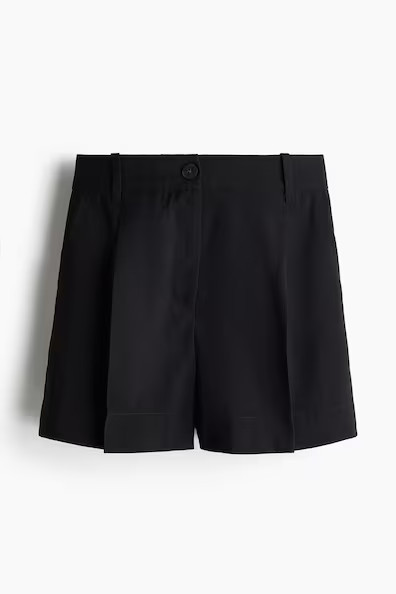 H & M - Tailored shorts - Black | H&M (UK, MY, IN, SG, PH, TW, HK)