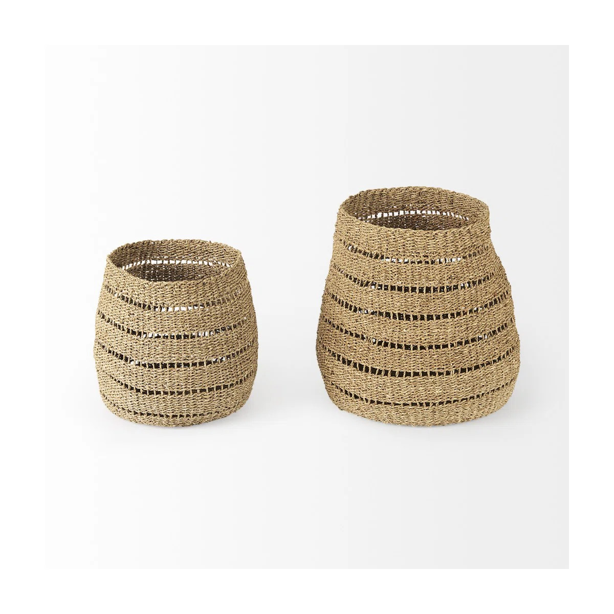 2 Piece Seagrass Basket Set | Wayfair North America