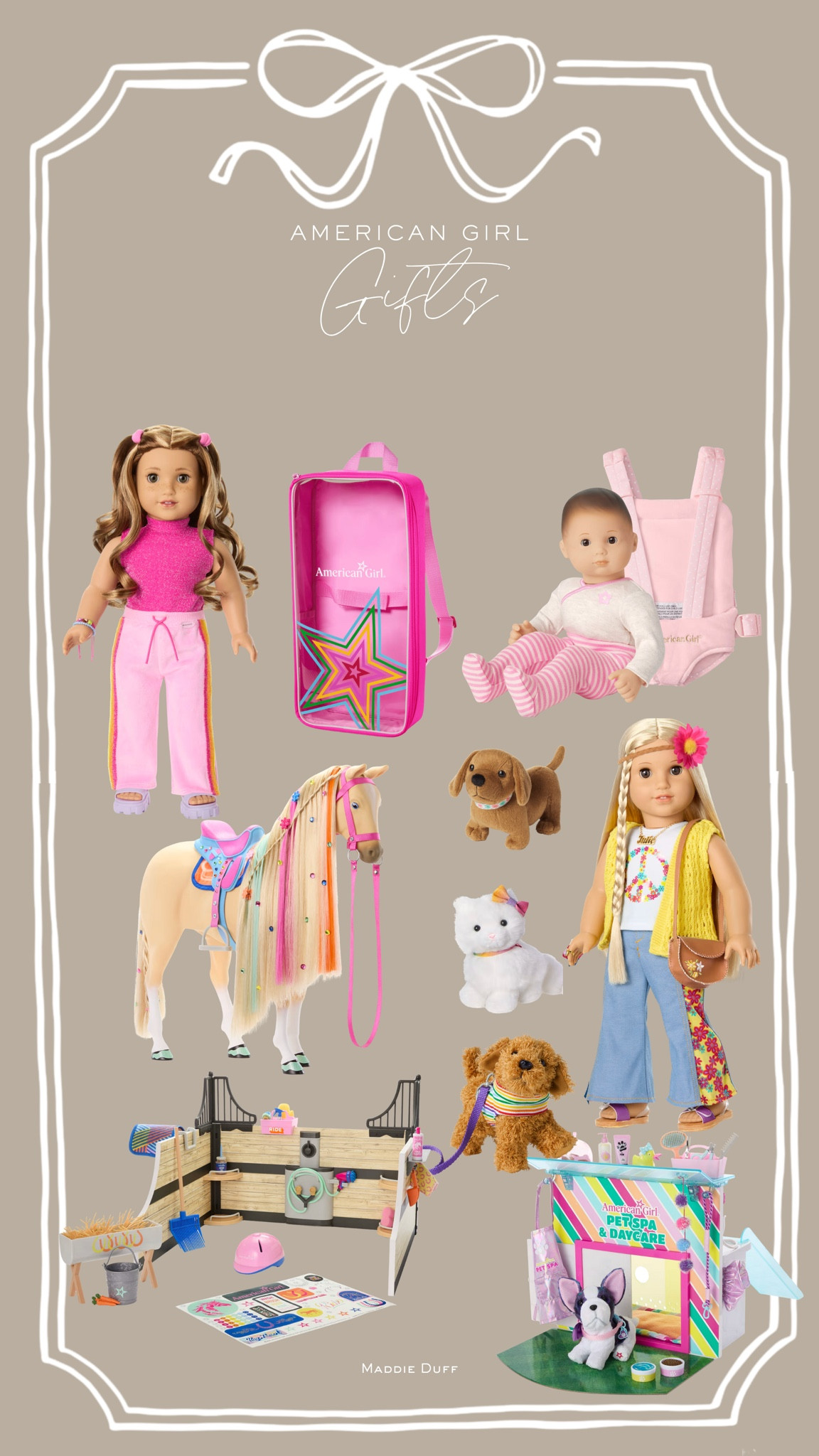 Our American Girl picks for the girls Christmas gifts! 

Gift ideas, gifts for toddlers, gifts for girls 

#LTKGiftGuide #LTKHoliday