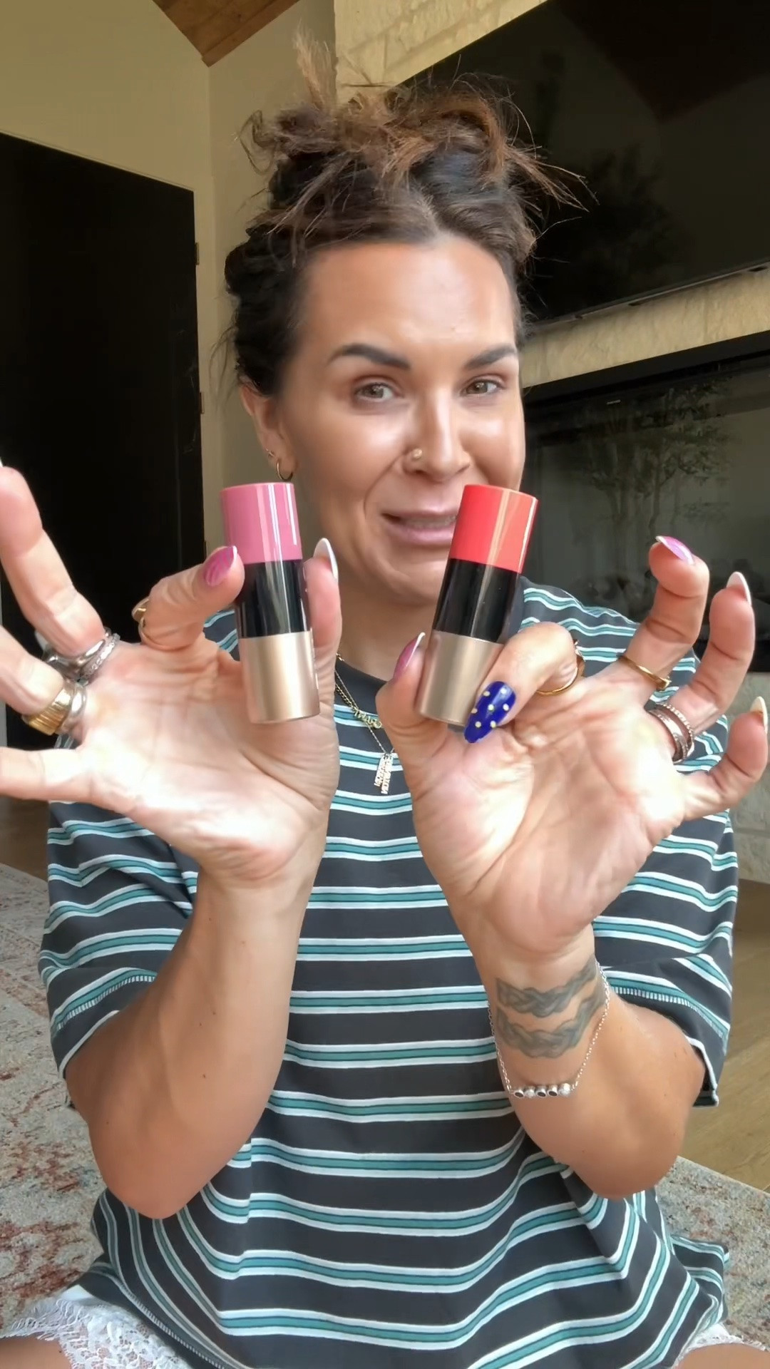 New from @elfcosmetics

Soft Glam Foundation: 32 med neutral 
Soft glam bronzer stick: tan
Soft glam blush stick: mauve & melon

#elfpartner #elfCosmetics #eyeslipsface @elfcosmetics

#LTKgrwm #LTKBeauty #LTKOver40