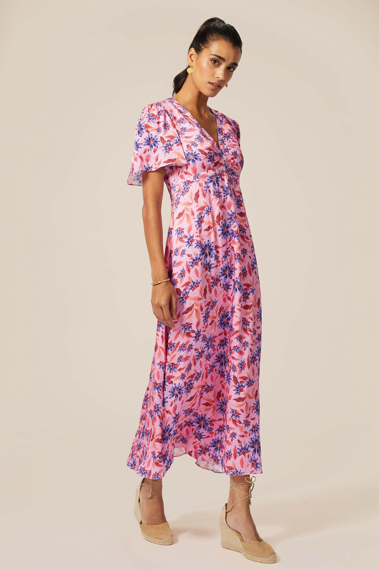 Anais Dress | Pink/Purple | Aspiga