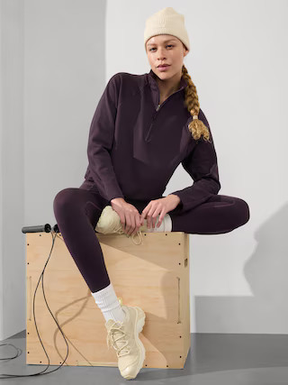 Altitude Fleece Lined 1/2 Zip Sweatshirt | Athleta | Athleta