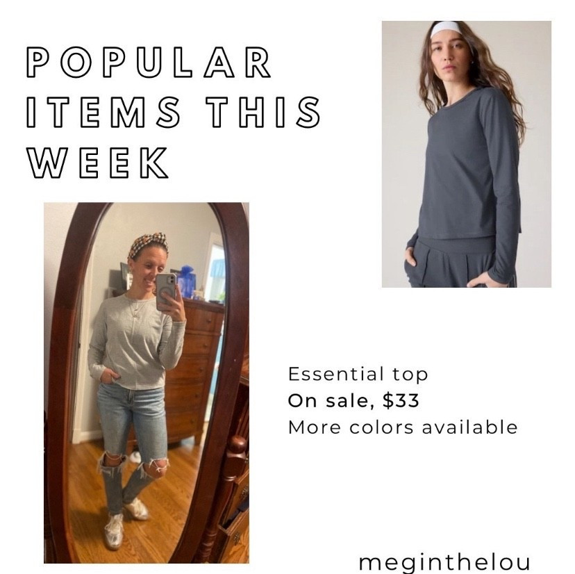 ON SALE  - I have this top on two colors, the shoes on three, and these ripped jeans are so comfortable.  


#momjeans #rippedjeans #tennisshoes #athleta #walmart #americaneagle #aerie #salefinds #budgetfriendly #under25 #momoutfit #essentialtee #under15 #LTKShoeCrush 
#LTKStyleTip  