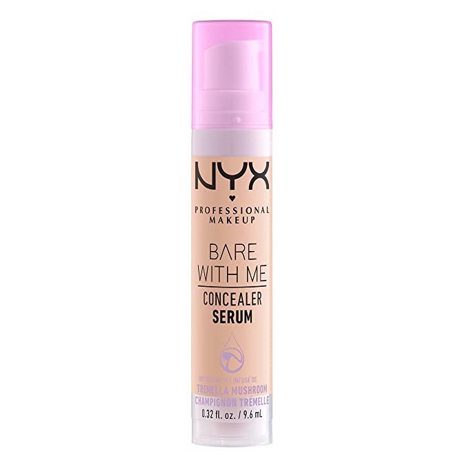 NYX PROFESSIONAL MAKEUP Bare With Me Concealer Serum, Up To 24Hr Hydration - Light | Amazon (US)