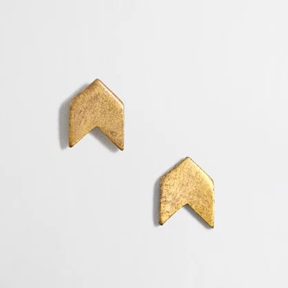 Factory golden arrow stud earrings | J.Crew Factory