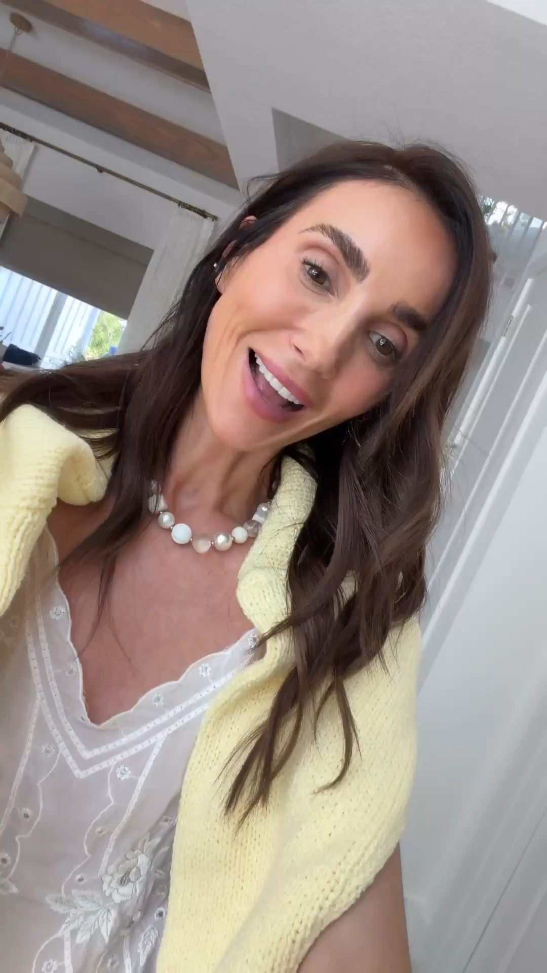 This lace cami is one of those pieces that instantly makes an outfit look elevated. Paired with these light wash jeans and a sweater over the shoulders, it’s an easy look you’ll wear from summer into fall.

Lace cami, Light wash jeans, Casual outfit, Summer to fall outfit, Feminine style, Everyday fashion, Elevated basics, Denim outfit, Chic outfit ideas, annabrstyle

#LTKootd #LTKSaleAlert #LTKSeasonal