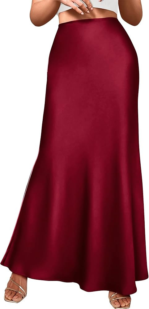 BTFBM Womens Fall Skirts 2025 Business Casual Clothes High Waisted Cocktail Party Wedding Guest M... | Amazon (US)