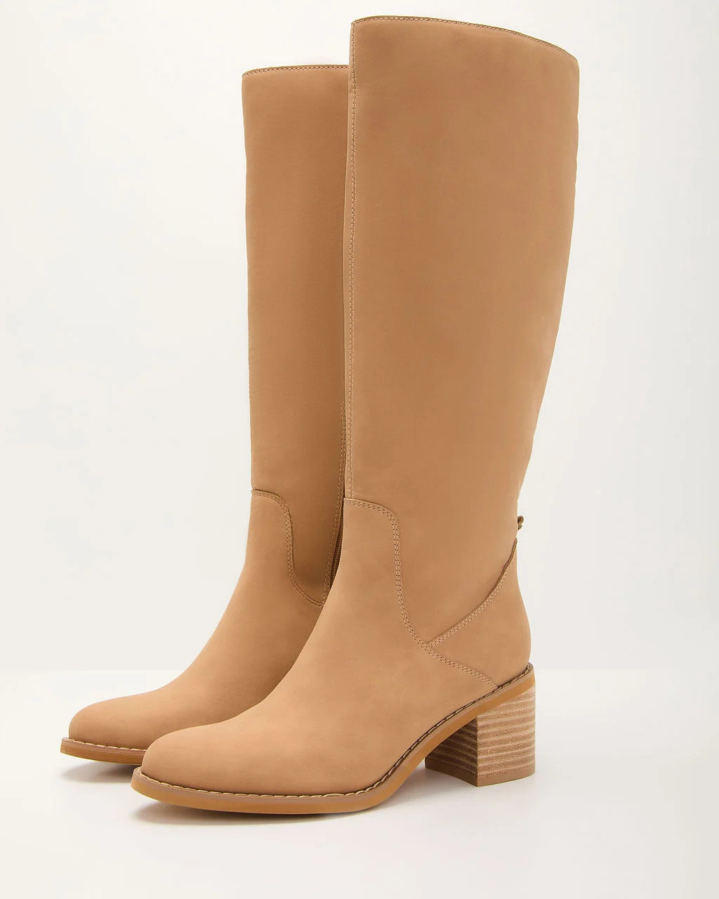 Maple Butter Faux Leather Knee High Riding Boot | VICI