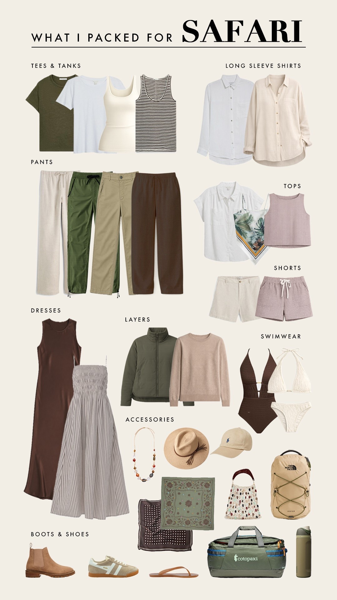 What I Packed for Safari | Hi Sugarplum!

#LTKTravel #LTKdayinmylife #LTKOver40