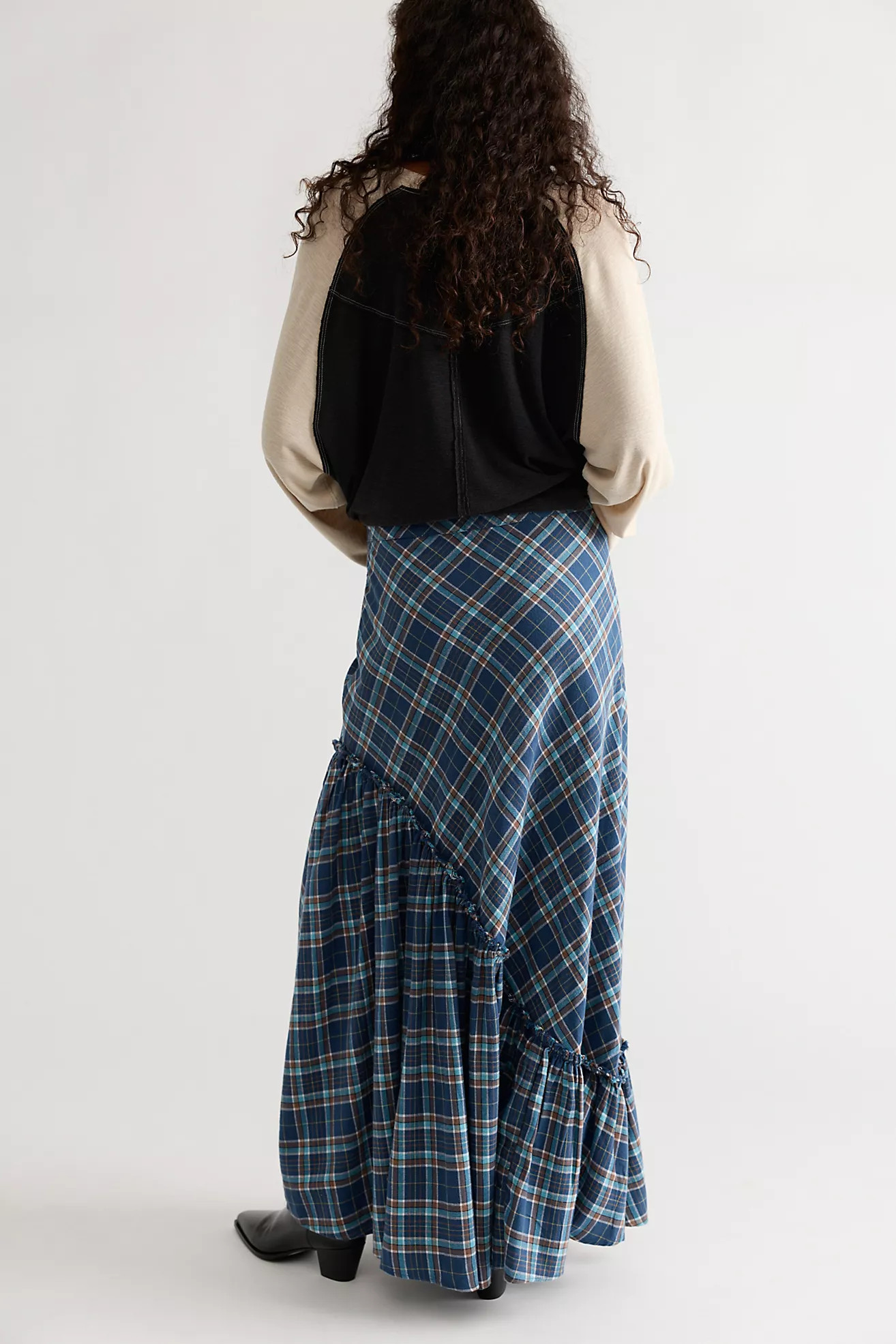 Emberwood Flannel Maxi Skirt | Free People (Global - UK&FR Excluded)