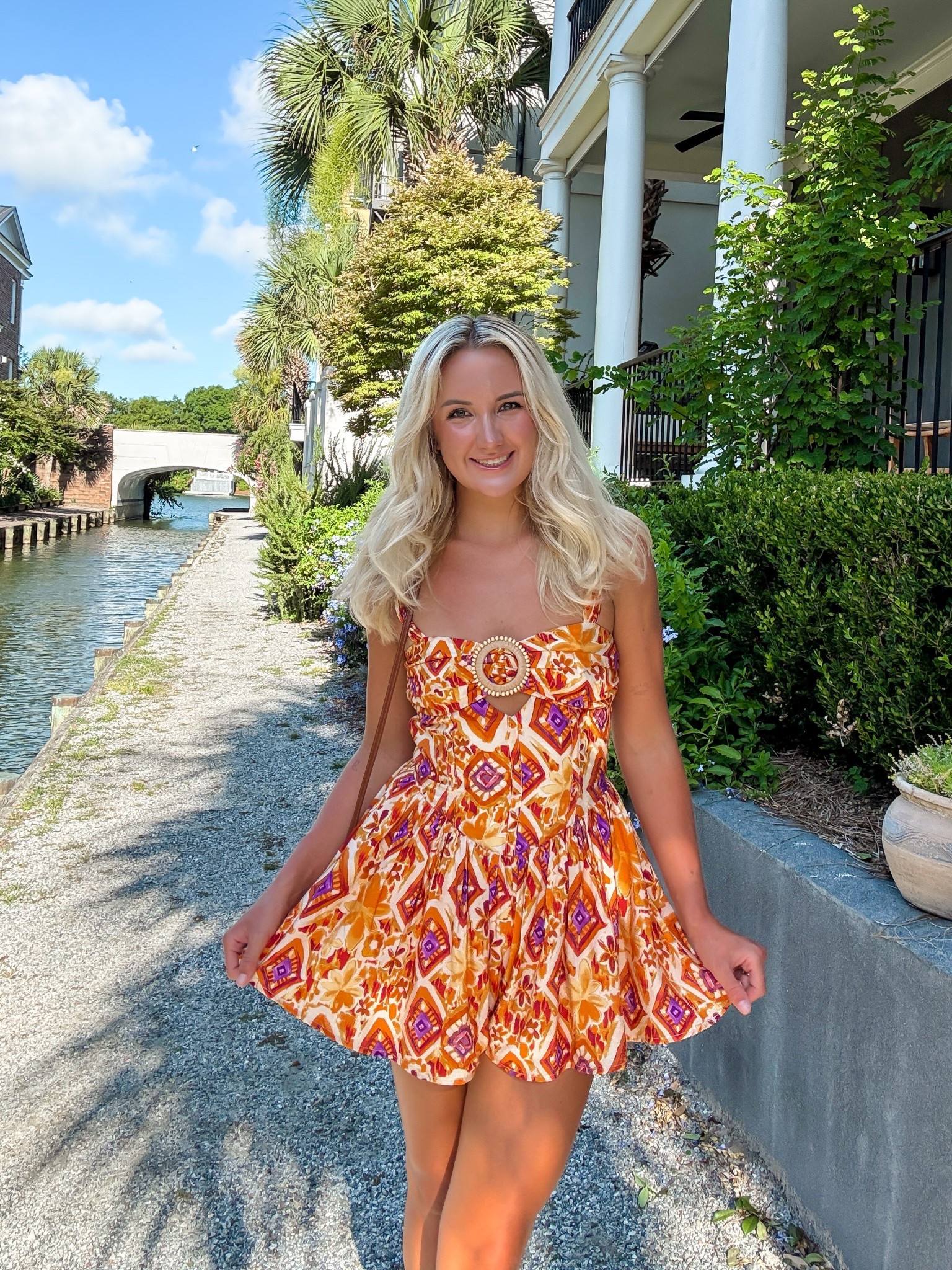 The cutest summer romper from Lulus! Such a fun pop of color for summer 🌺

Wearing an XS + pair with the wedges! 

#LTKSeasonal #LTKStyleTip #LTKFindsUnder100