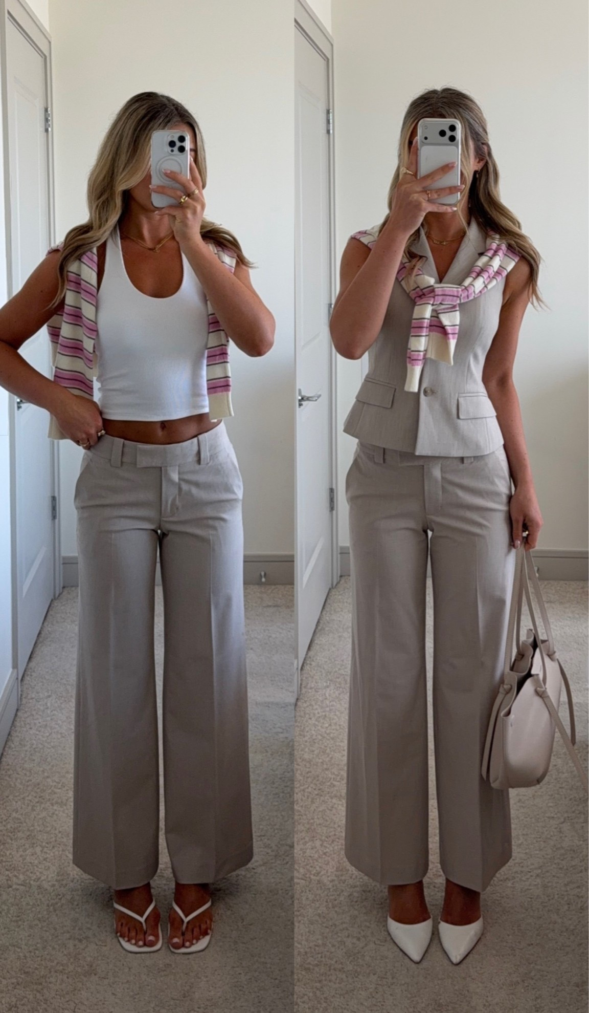 styling my favorite low rise trousers from @Aritzia for in and out of the office 🌸 #aritziapartner

#LTKWorkwear #LTKootd