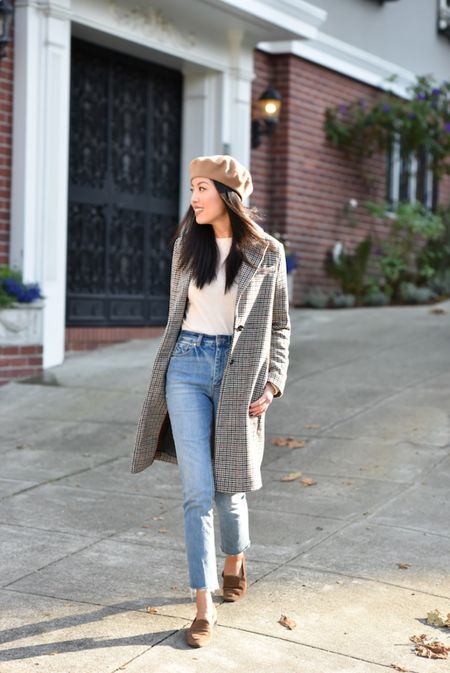 Plaid for Fall 🍂 

- Plaid jacket / coat
- jeans
- beret
- loafers

#LTKworkwear #LTKSeasonal #LTKstyletip