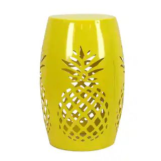 18" Yellow Pineapple Garden Stool by Ashland® | Michaels | Michaels Stores