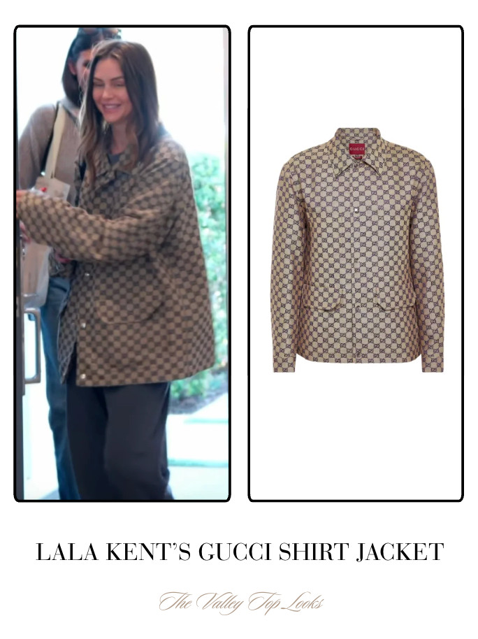  Lala Kent's Gucci Shirt Jacket  

 