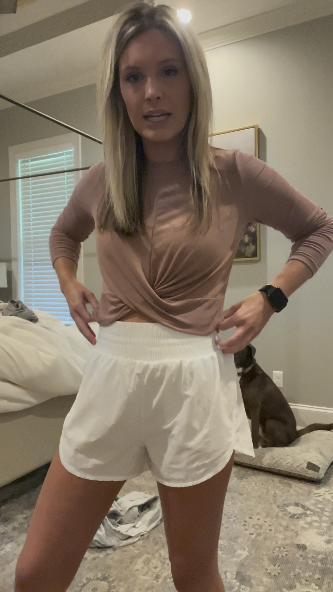 Obsessing over target active wear.. 🎯
tagging the tank version of this twist front top. Wearing a small in the top and smalls in the shorts. 