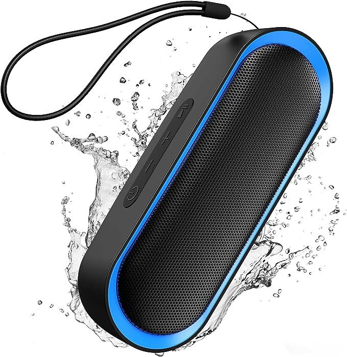 LENRUE Bluetooth Speakers, Waterproof Portable Speakers with TWS, 24 Playtime, Stereo Sound, Wire... | Amazon (US)