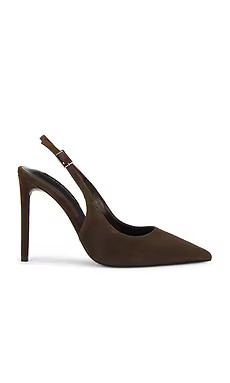 Tony Bianco Asti Slingback Pump in Espresso Suede from Revolve.com | Revolve Clothing (Global)