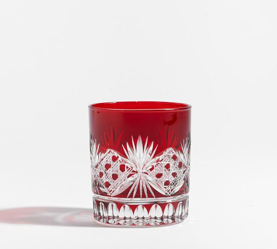 Antique Cut Double Old Fashioned Glasses - Set of 4 | Pottery Barn (US)