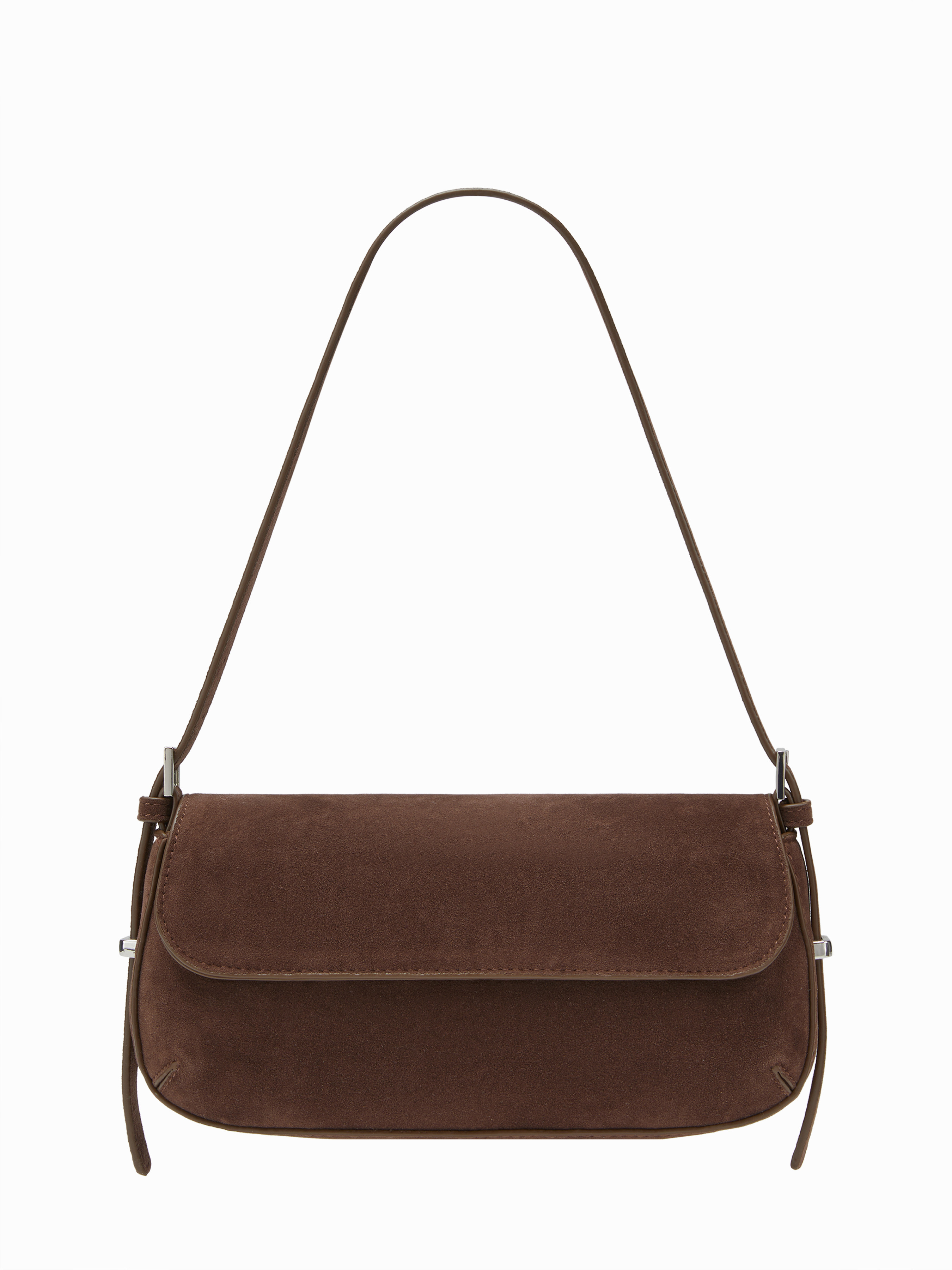 Suede FAUX SUEDE SHOULDER BAG For School Daily Casual Date Coffee Shop Work | Cider