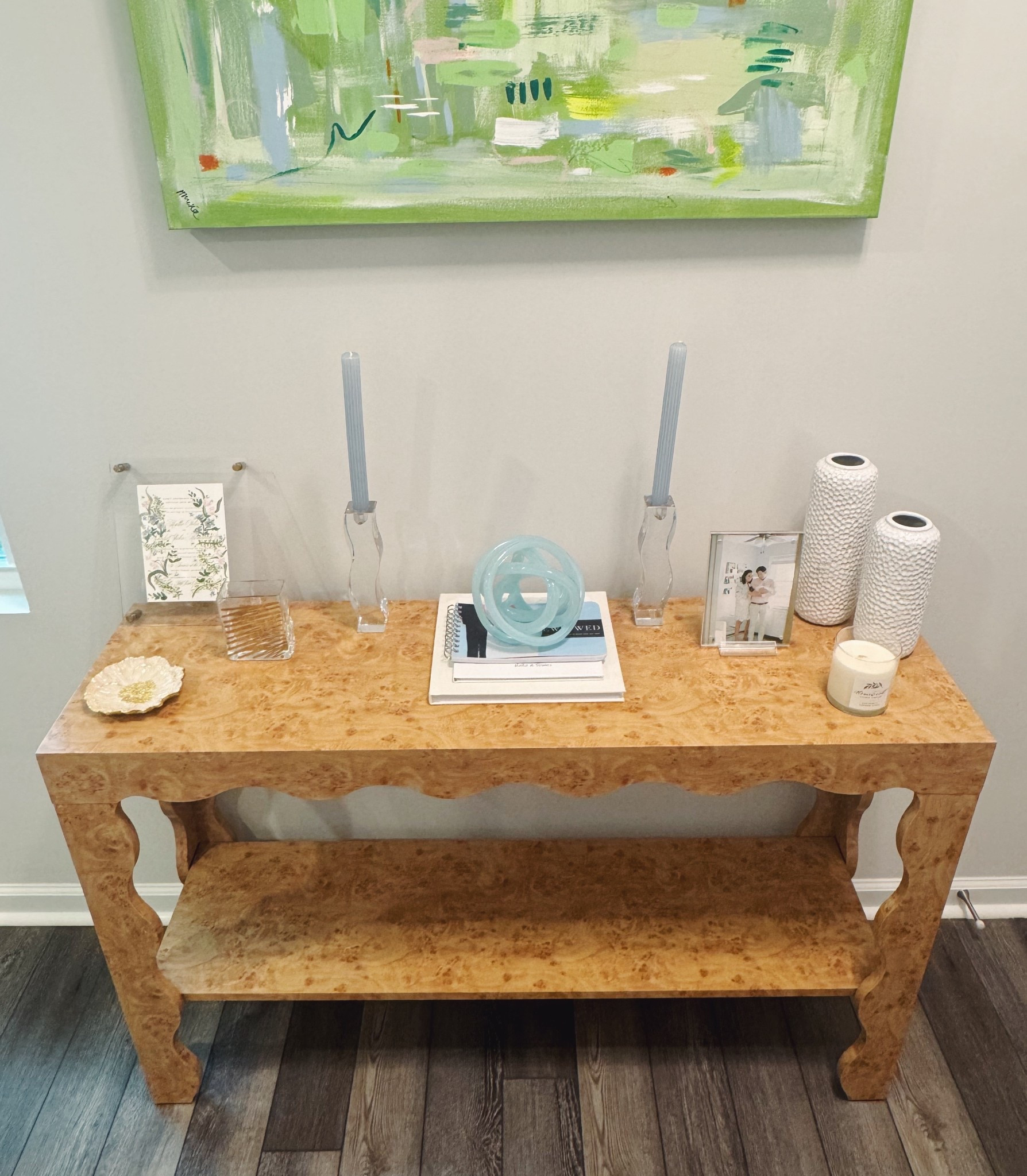 The company who makes our entry hall table is sadly going out of business on June 24th and we’re obsessed with this table. It’s even more beautiful in person! Snag it while you still can! I also linked a few similar console tables as well as decor I would use to style it

#LTKSaleAlert #LTKHome