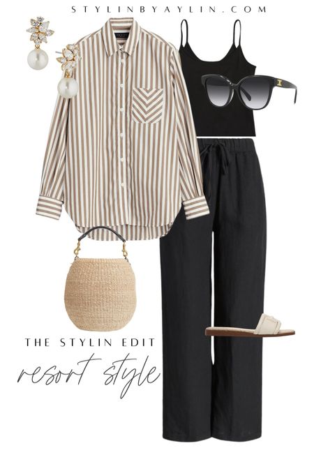 OOTD- Resort style, casual style, vacation style, bucket bag #StylinbyAylin #Aylin

#LTKfindsunder100 #LTKstyletip