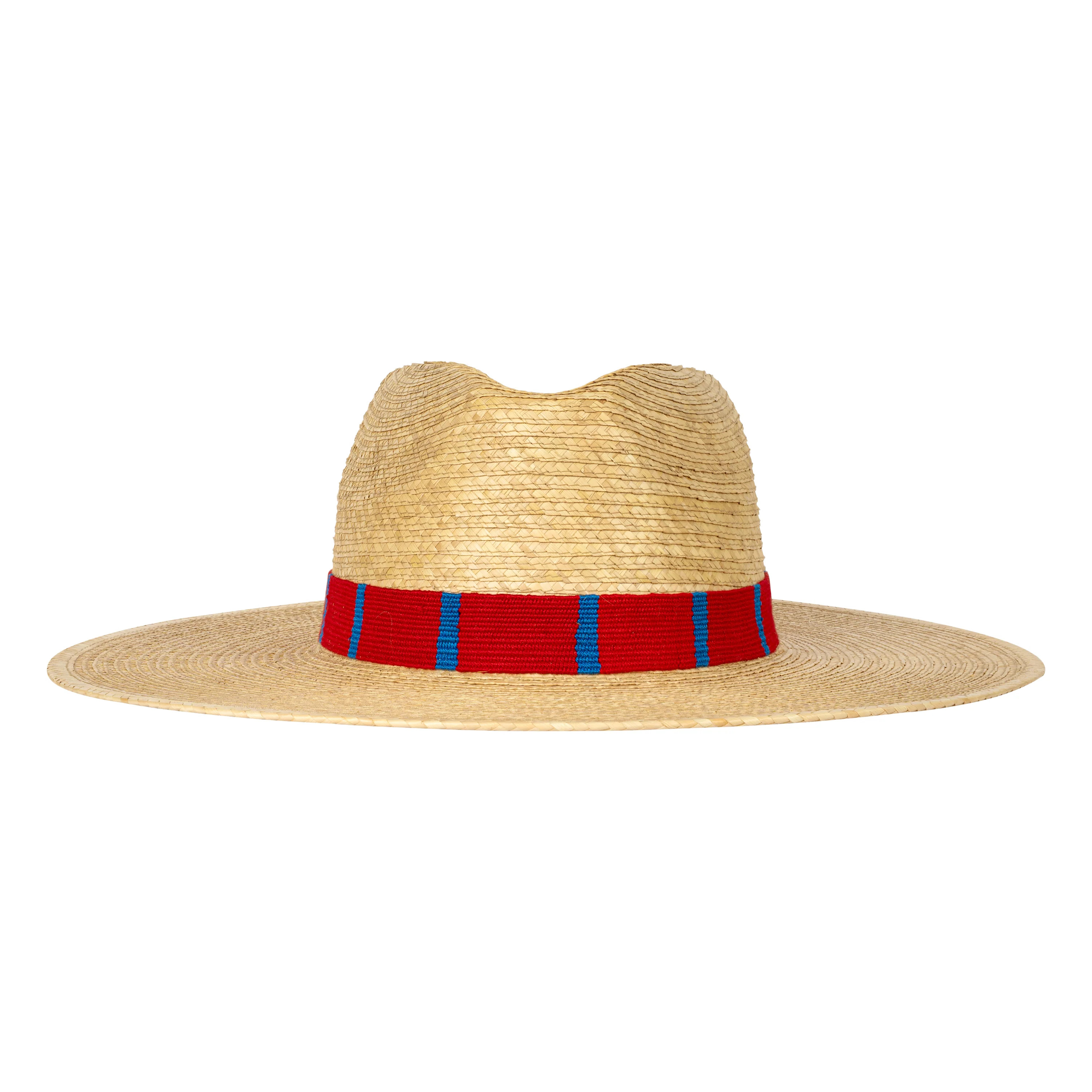 Red and Blue Palm Hat | Sunshine Tienda