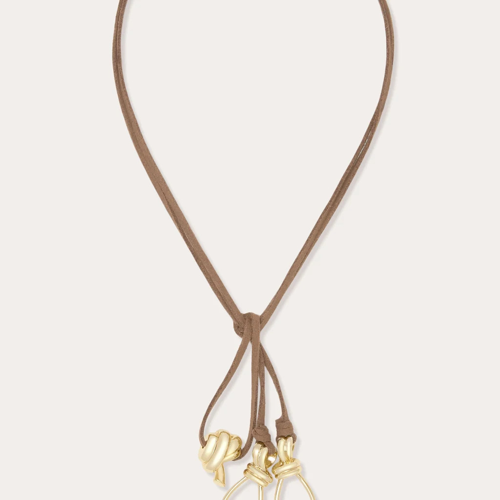 Elle Suede Tie Necklace | Ramy Brook
