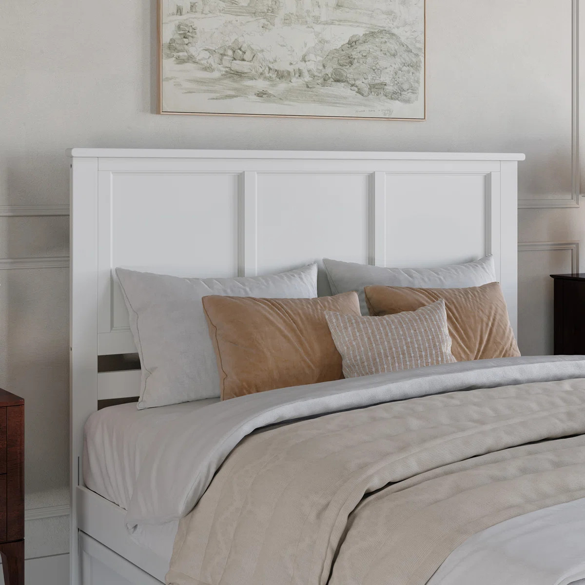 Amear Solid Wood Headboard | Wayfair North America