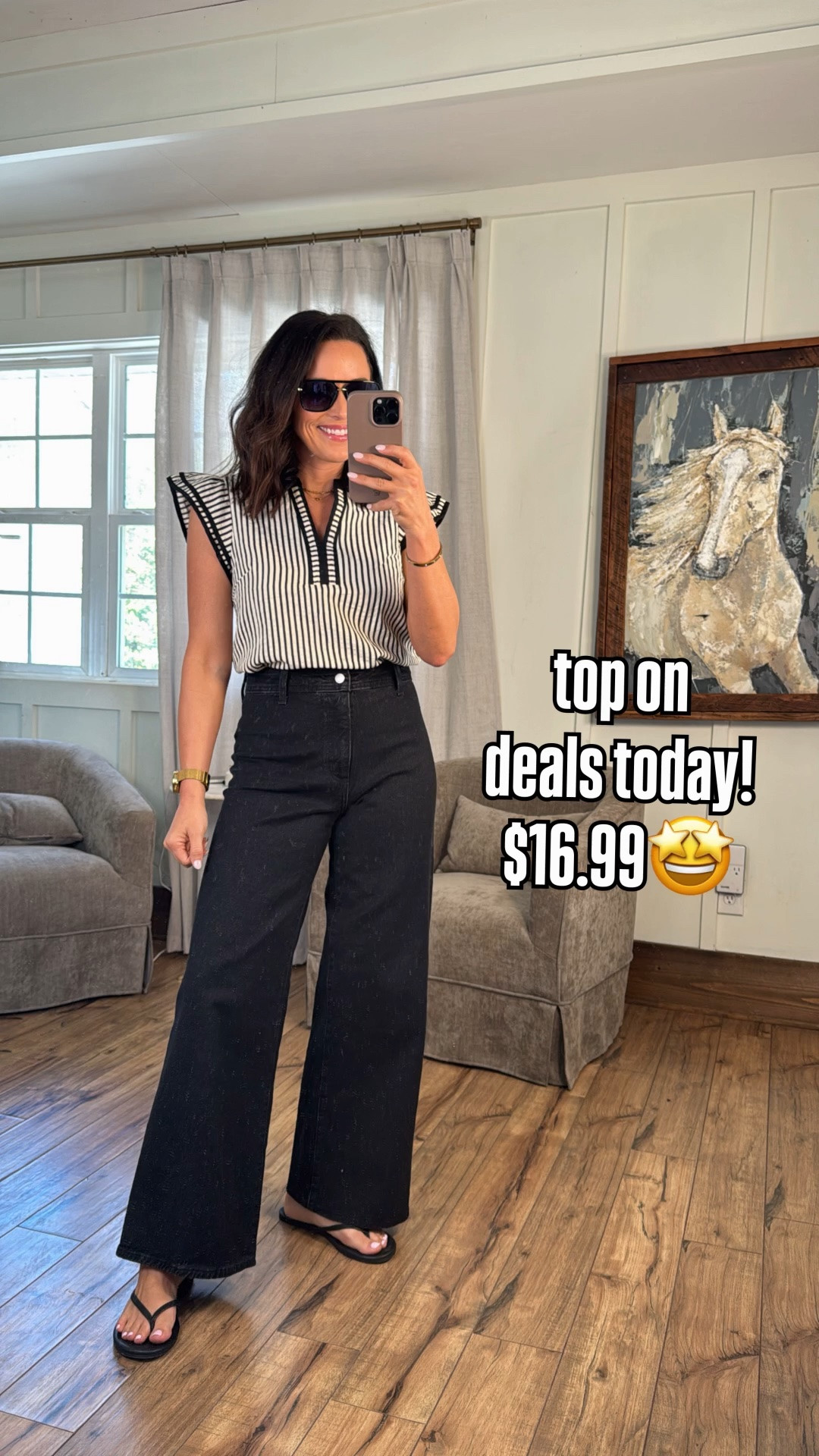 This Amazon top looks SO much more expensive than it is 😍 the fit is super flattering and easy to dress up or down. Perfect with jeans, trousers, shorts, or even white denim for summer. And for under $20?? absolutely yes.

amazon fashion, amazon finds, affordable fashion, workwear outfit, classy outfit, casual chic style, black and white top, elevated basics, amazon clothing finds, summer outfit inspo, office outfit, everyday style, wide leg pants outfit

#amazonfinds #amazonfashion #affordablefashion #workwearstyle #casualchic #summeroutfit #outfitinspo #amazonstyle #classyoutfit #everydaystyle