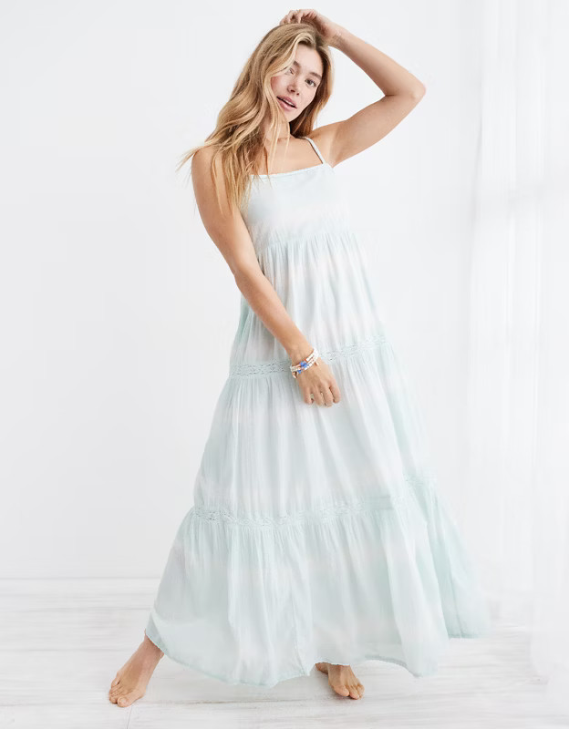 Aerie Tie Dye Maxi Sundress | Aerie