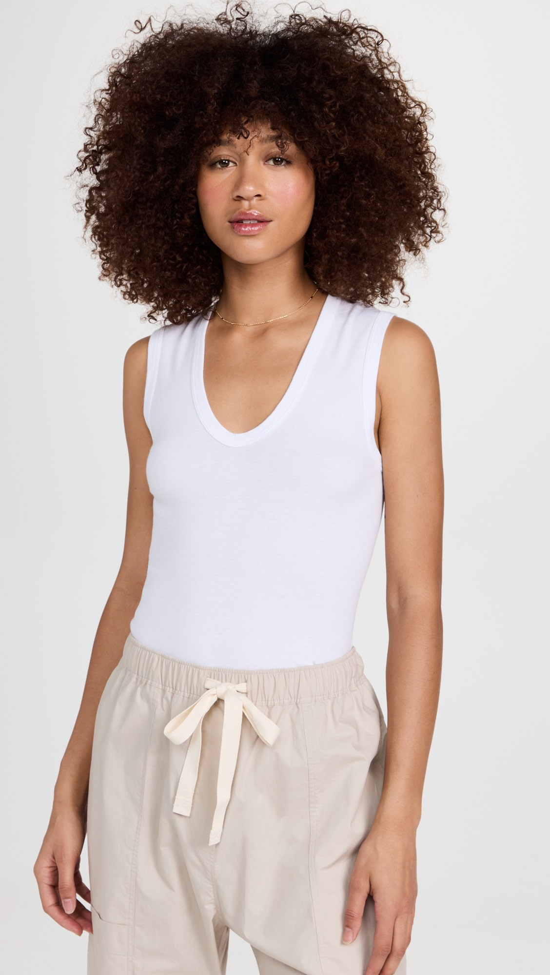 Enza Costa Supima Cotton Essential Sleeveless Tank | Shopbop | Shopbop