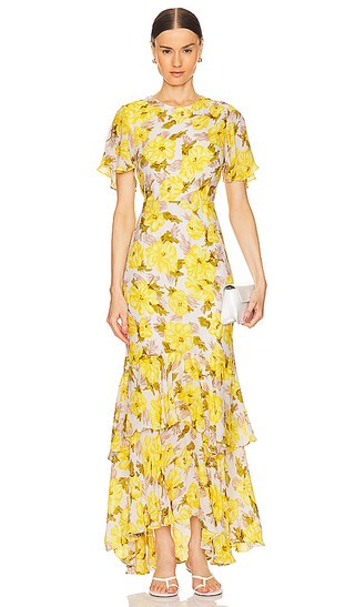Esperanza Midi Dress in Isadora Floral | Revolve Clothing (Global)