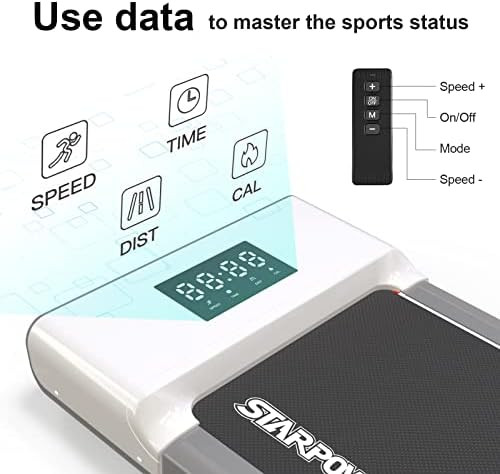 Dpforest Walking Pad Treadmill Under Desk Quiet and Small for WFH, Installation-Free and Portable... | Amazon (US)