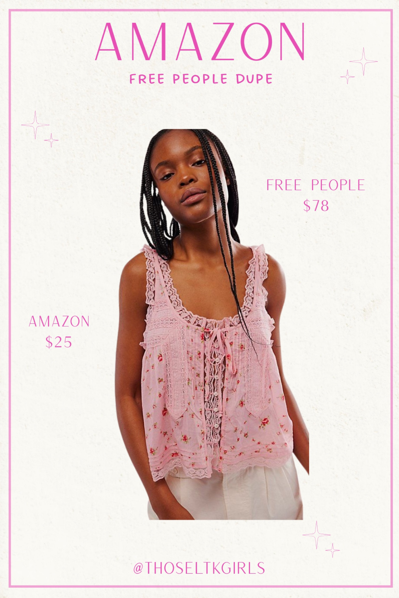 Amazon Dupe of the Free People Forevermore Tank🌸



Free People Inspired, Embroidered Tank, Summer Style, Summer Outfit Inspiration, Affordable Amazon Find, Budget Friendly


#LTKSeasonal #LTKFindsUnder50 #LTKStyleTip