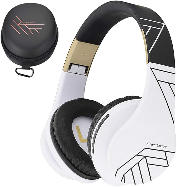 PowerLocus Bluetooth Over-Ear Headphones, Wireless Stereo Foldable Headphones Wireless and Wired ... | Amazon (US)