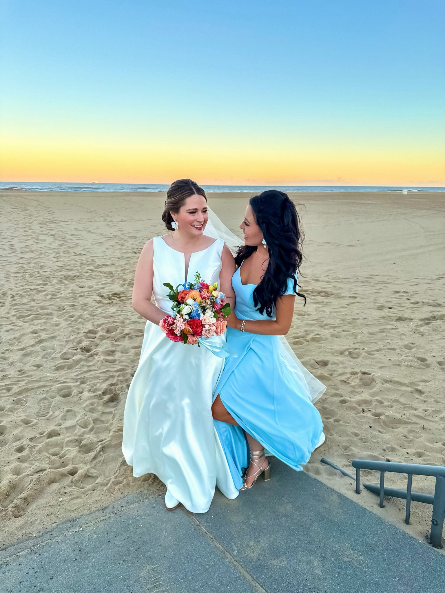 Similar baby blue chiffon Bridemaid dress, under $50 gold Amazon lace up heels (tts), under $15 blue and pearl statement earrings and under $30 Amazon gold and silver clutch purse #founditonamazon 

#LTKFindsUnder50 #LTKShoeCrush #LTKWedding