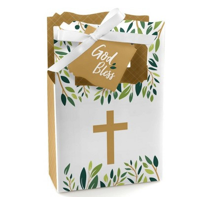 Big Dot of Happiness Elegant Cross - Religious Party Favor Boxes - Set of 12 | Target