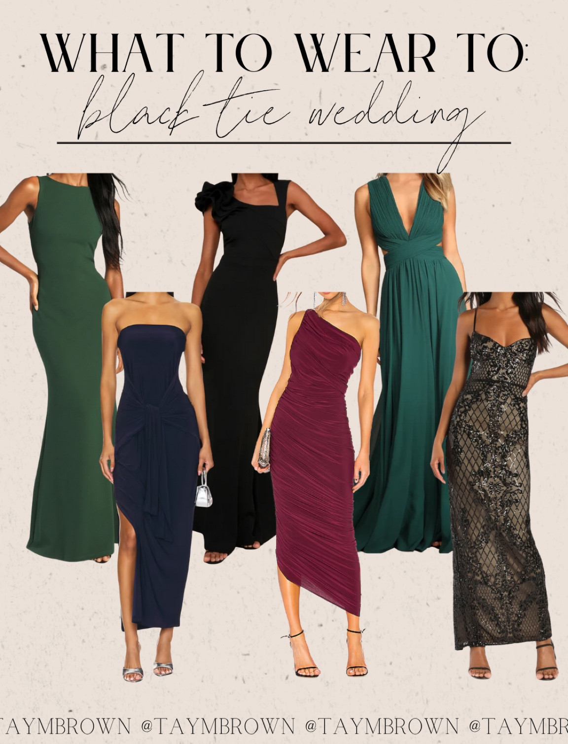 Black tie event / wedding guest dresses 👗 

#LTKWedding #LTKStyleTip #LTKFindsUnder100