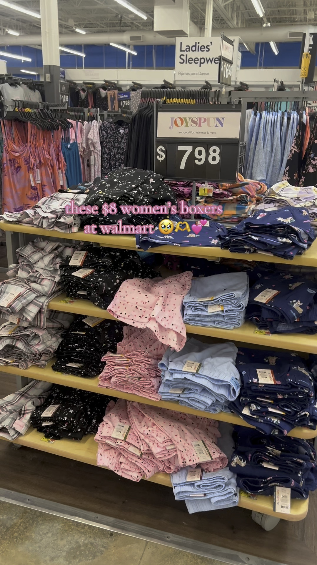 The cutest $8 women’s boxers at Walmart 