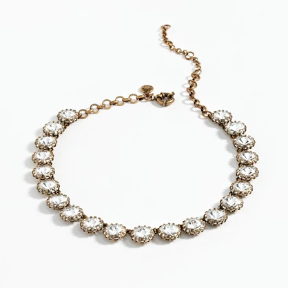 Crystal Venus flytrap necklace | J.Crew US