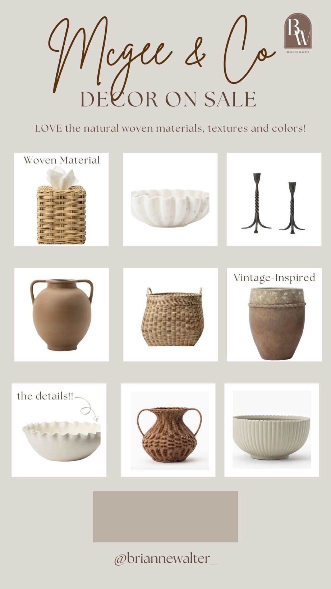 McGee & Co Decor Presidents Day Sale


____
Perfect for shelf styling, vase, earthy, organic neutral home decor, studio McGee, McGee and co, sale, presidents day sale, spring finds, woven basket, taper candle holders, bowls, viral

#LTKSaleAlert #LTKHome #LTKFindsUnder100