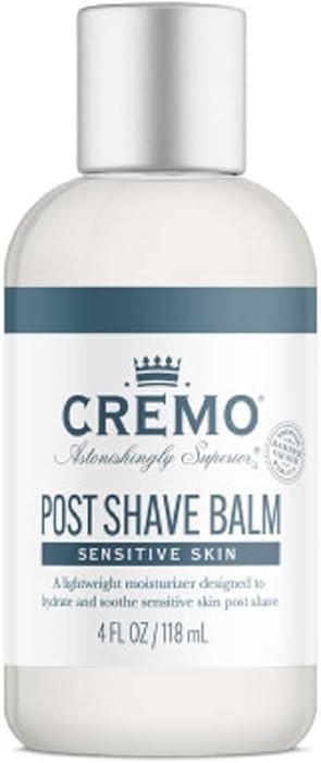 Cremo Sensitive Post Shave Balm, Soothes, And Protects Skin From Shaving Irritation, Dryness and ... | Amazon (US)