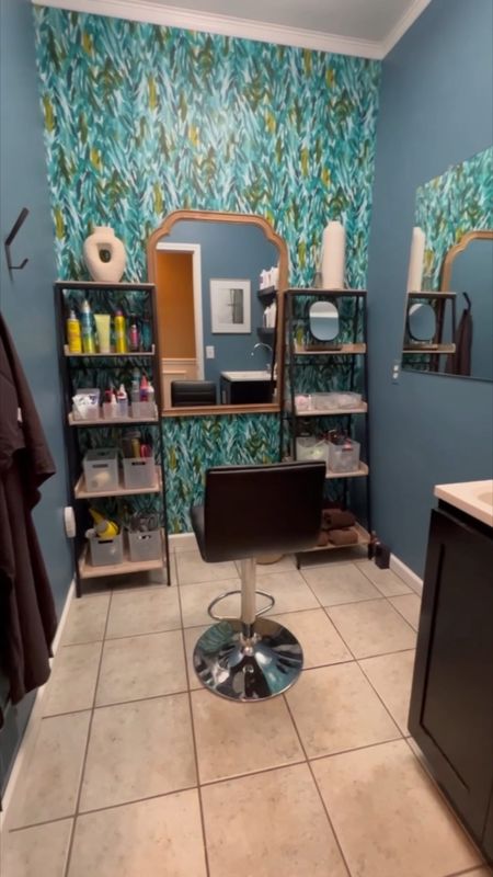 At-Home Hair Salon Makeover | Tropical Room Transformation

#LTKbeauty #LTKhome
