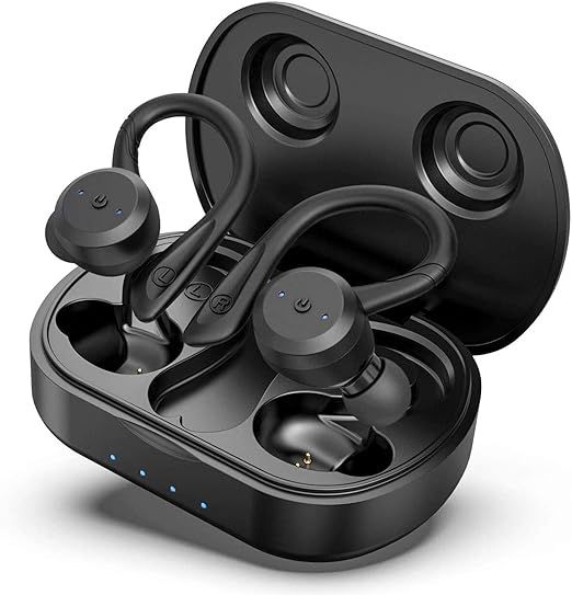 HolyHigh Wireless Earbuds Bluetooth 5.0 IPX7 Waterproof, TWS Headphones 26H Long Playtime with Ch... | Amazon (US)
