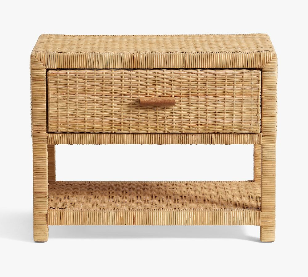 Cala Rattan Nightstand | Pottery Barn (US)